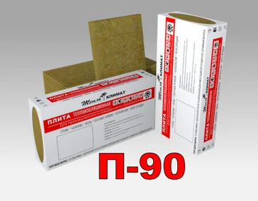 Базальтовый утеплитель П-90 (90 кг/м³)